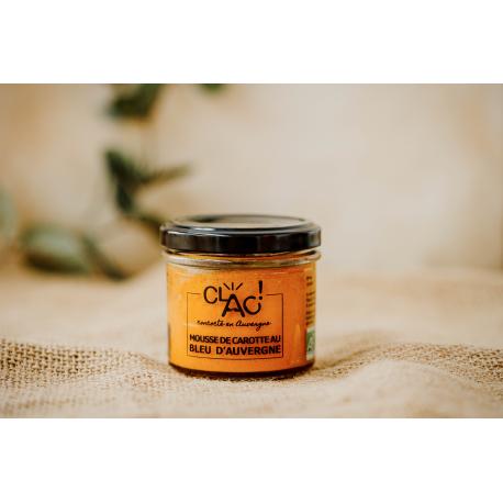 Mousse de carotte au bleu d'Auvergne - Bio 100g