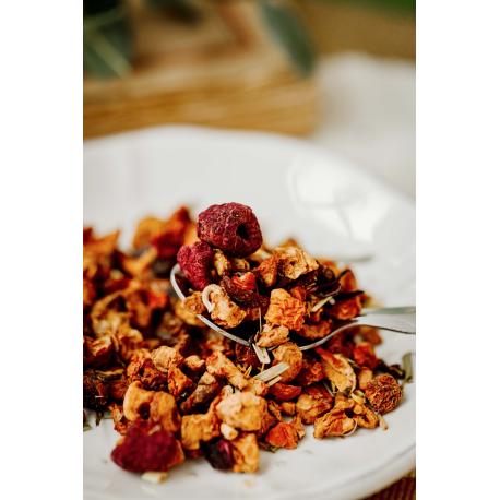 Framboise Bio - Tisane bio Framboise Hibiscus - Sachet 100g