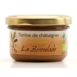 Terrine de châtaignes aux cèpes bio 100g