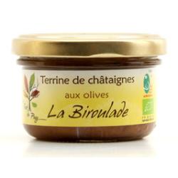 Terrine de châtaignes aux olives bio 100g
