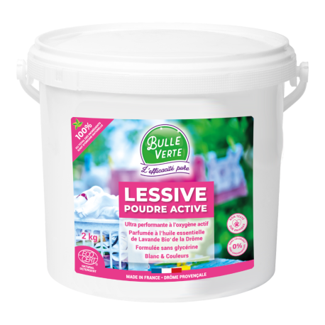 Lessive poudre active lavande - Sachet 1kg