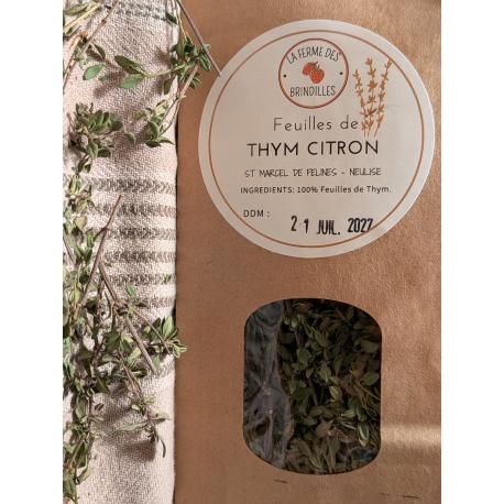 Feuilles de Thym citron séchées - 20g