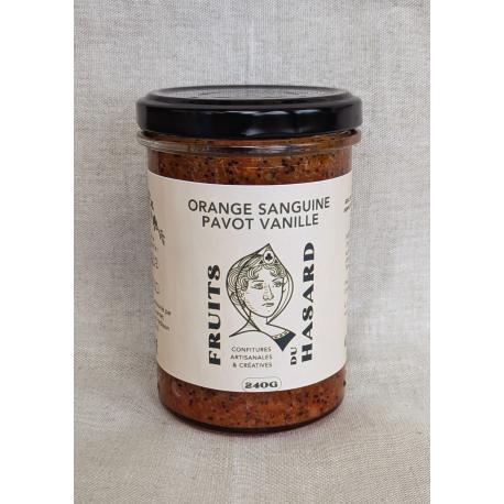 Confiture Orange Sanguine Pavot Vanille