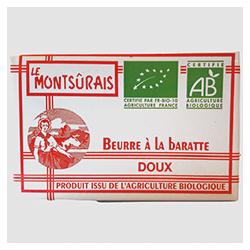 Beurre de baratte doux bio