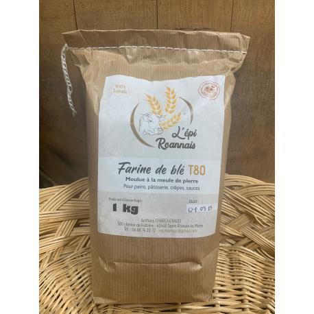 Farine de blé T80 1kg L'épi roannais