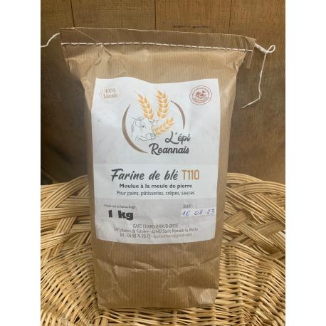 Farine de blé T110 1kg L'épi roannais