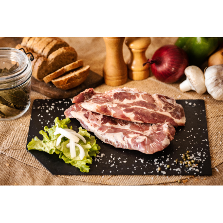 Grillades de Porc dans l'échine x 2 (+/-600g)