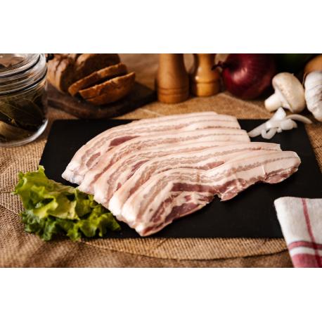 Lard tranché - par 8 tranches (+/- 500g)