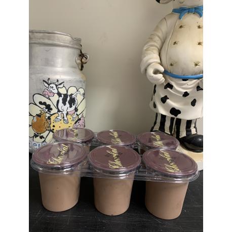 Crème dessert chocolat par 6