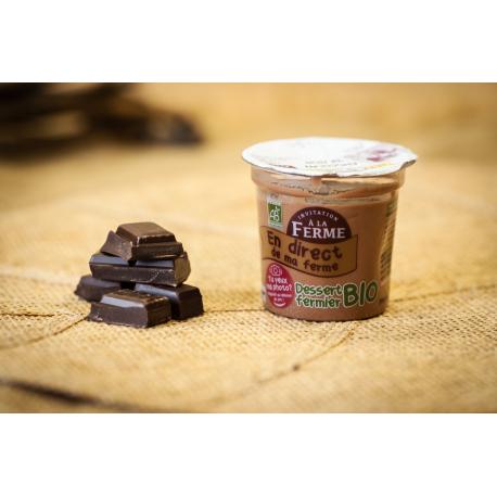 Crème dessert chocolat x 4 - bio