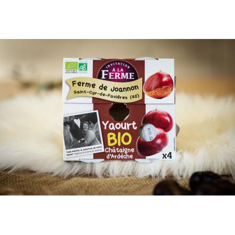 Yaourt fermier châtaigne x 4 - bio