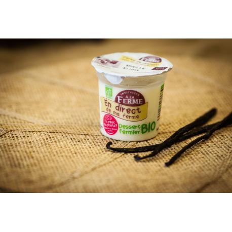 Crème dessert vanille x 4 - bio