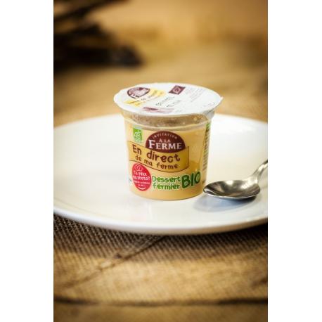 Crème dessert caramel beurre salé x 4 - bio