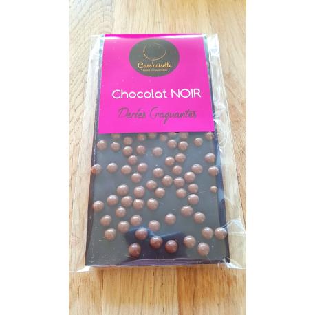 Tablette noir perles craquantes 100 g